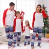 Familj matchande kläder år kläder julfamilj matchande kläder mamma pappa barn pyjamas set diy tomma 2 stycken kläder set xmas look pjs 231016