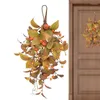 Fiori decorativi Ghirlanda autunnale 1PC Cappello Festival del raccolto Appeso Autunno falso Per Matrimonio Giardino domestico Ringraziamento