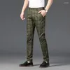 Heren Broek Zomer Plaid Mannen Katoen Formeel Werk Zakelijk Zwart Wijnrood Mode Slim Fit Luxe Broek Mannelijke 30-38