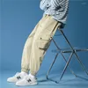 Pantalons pour hommes 2023 Hommes Cargo Hip Hop Harem Multi-Poche Coréen Designer Pantalon de survêtement Streetwear Casual Joggers Plus Taille