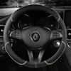 Stuurwielhoezen PU lederen autostuurhoes voor Renault Scenic Clio Laguna 2 3 4 5 Kangoo Fluence Megane Trafic Talisman Twingo Kaptur Q231016