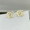 French luxury brand diamond stud earring Strawberry earrings letter barnd fashion Love Earring Jewelry designer for women party gift