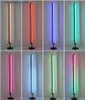 Lampadaires Lampadaire LED atmosphère Rgb lampe sur pied télécommande colorée pour salon décor intérieur chambre moderne minimaliste Alexa lumière Q231016