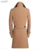 Women's Jackets new arrival Winter wool coat men's spuer large slim overcoat casual cashmere thermal trench outerwear plus size S-7XL8XL9XLL231016