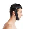 Accessoires harnais de tête et de cou pour entraînement d'haltérophilie, sangle réglable, mentonnière, équipement de musculation