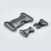 Belts 2pcs Durable Alloy Buckle Schoolbag Down Safety Buckles (Type A Black Inner Diameter 20mm)