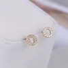 Mode-diamant bröllop örhänge 18k guldpläterad mässingsmaterial fina smycken för kvinnliga flickor för älskare tillbehör bijoux ps6748184w