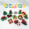 Factory Outlet Cartoon Christmas Keychain Accessories Cream Gum DIY Material Accessories Blind Box Archaeology