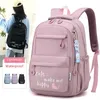 Schultaschen Fengdong Kawaii Schulrucksack für Mädchen, süße Schultaschen, wasserdichte Büchertasche, Teenager, College-Student, große Reise-Umhängetasche 231016