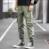 Pantaloni da uomo Salopette retrò americana Estate sottile gamba dritta ampia Casual ampio corsetto Haren da uomo