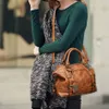 Bolsos de noche Mujeres Vintage Bolso de lujo Monederos Bolso de hombro de cuero suave Diseñador Mujer Casual Tote Bolsa de viaje Femme Señoras Bolsos de mano 231016