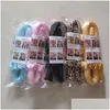 Party Favor No Heat Magic Hair Curlers 2st Satin Scrunchie Heatless Curling Rod för lång uppgraderade rullar Drop Delivery Home Garden DHDB1