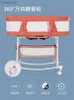 Bassinetter vaggar baby crib foldbar multifunktionell baby sovkorg säng bärbar mobil med rullar nyfödda sömmar bedl231016