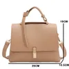 Abendtaschen Mode Einfach PU-Leder Umhängetasche für Frauen Einfarbig Schulter Messenger Bag Dame Reise Kleine Handtasche Geldbörsen Sac 231016