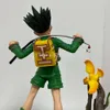 Brinquedos de dedo 28cm caçador x caçador anime figura gon freecss killua zoldyck figura de ação gon freecss figura kurapika estatueta modelo boneca brinquedo