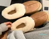 Tazz – bottes de neige à plateforme classique pour femme, bottes d'hiver confortables en daim et laine mélangées