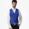 Gilets pour hommes Robe d'arrivée pour hommes Slim Fit Mens Costume Homme Gilet Gilet Homme Casual Sans Manches Formelle Veste D'affaires