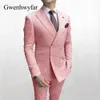 Męskie garnitury Blazers Gwenhwyfar Sky Blue Men Dwuzroczny projekt Najnowszy projekt Gold Button Groom Wedding Tuxedos Costume Homme 2 sztuki 231016