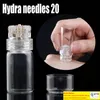 Hydra Needle 20Pins Serum Applicator Aqua Gold MicroChannel Mesotherapy Tappy Nyaam Fine Touch Derma Roller Ce Zz