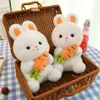 Plush Dolls 28/40/50cm Cute Carrot Rabbit Doll Toy Soft Stuffed Pillow Home Decoration Gift For Children 231016