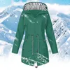 Jaquetas femininas casaco de inverno para mulheres com capuz leve manga longa blusão zip up cordão capa de chuva bolsos