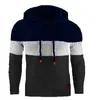 Herrtröjor Höst och vinter Slim Hooded Sweatshirts Mens Coats Male Casual Sportswear Streetwear Pullover Hip Hop Tracksuit