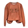 Dameshoodies Dames Halloween Leuk bedrukt sweatshirt met lange mouwen Dames Button Down Blouses Kantoor Zomer Tops Dameskleding