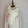 Damessjaals Wraps voor dames Dames Lange kwast Wollen warme sjaal Winter