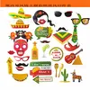 Factory Outlet Mexico cactus style theme party photography props 32 sets of facial photography props