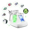 7 dans 1 Hydra Dermabrasion Diamond Peleling and Water Jet Beauty Aqua Peel Dermabrasion Skin Care Pell Machine avec masque LED