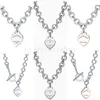 T Designer Heart Tag Tag Bendant Bracelet Stud arock 925 Sterlling Silver Jewelry Gomane Women Design Busticury Wedding Party245e