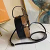 designer tas mini heuptas dames portemonnee handtas rive gauche tote luxe messenger bag oude bloemendoos letters veelzijdig klassiek mode koeienhuid rond cake slinger 7A