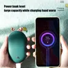 USB Hand Warmer Electric Hands Heater Mobile Strömförsörjning Laddningsbar Pocket Mini Pocket Cartoon Electric Heater Warmer