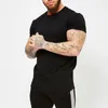 Men's T Shirts Summer Fashion Sports Leisure T-shirt Slim Fit Fitness Running Training Short Sleeve Tops Tee Shirt Clothing For Man