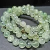 Decorative Figurines Natural Prehnite Bracelets 8MM Beads Bracelet Handmade Gifts Jewelry