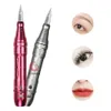 Macchina per tatuaggi Macchina per microblading wireless Penna per tatuaggio per trucco permanente per sopracciglia in polvere Ombre Microshading Eyeliner per labbra con 2 batterie 231016