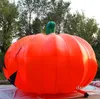 Partihandel High Giant Flatable Pumpkin med LED Light Outdoor Halloween Concert Nightclub Stage Decoration