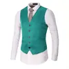 Gilets pour hommes Robe d'arrivée pour hommes Slim Fit Mens Costume Homme Gilet Gilet Homme Casual Sans Manches Formelle Veste D'affaires