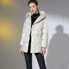 Damen-Daunenparkas, Winter-Damen-Daunenjacken, ultraleichter, warmer, lässiger Mantel, weibliche Pufferjacke mit Gürtel, Übergröße mit Kapuze, Parka-Mantel 231016