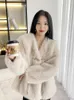 Women's Fur Coat 2023 Autumn Winter Hair Luxury Small Fragrance Short Jacket Korean Loose Fashion Warm Clothing Female