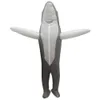 Cosplay New Grey Shark Iatable Anime Cosplay Costplay Costume Halloween Party Fancy Dress for Adult Unisex Woman Man Plack