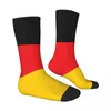 Chaussettes masculines drapeau de l'Allemagne Flags Les pays unisexes printemps d'été automne hivernale Runch Happy Street Style Crazy Sock