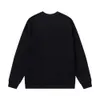 Дизайнерский роскошный Guggi North Jointly Classic Same High Version Модный свитер с круглым вырезом с принтом для мужчин и женщин Топ из чистого хлопка на осень и зиму