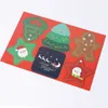 Factory Outlet New Creative Small Card Cute Cartoon Christmas Tree Hanging Tag Window Decoration DIY Pendant 40 pieces pack