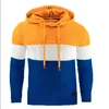 Herrtröjor Höst och vinter Slim Hooded Sweatshirts Mens Coats Male Casual Sportswear Streetwear Pullover Hip Hop Tracksuit
