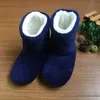 Pantofole invernali per adulti uomini e donne scarpe da pavimento calde e spesse tubo alto antiscivolo scarpe di cotone per interni peluche pantofole per la casa scarpe da donna 231013