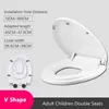 Seat Covers Double-layer Children's Toilet Training Toilet Seat Child Potty Training Cover Anti-fall Toilet Cover Slow-closing Travel Potty 231016