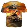 Herr t-shirts yx girl 2022 mode mens t shirt game world of tanks tryck tshirts sommar streetwear casual t-shirt drop231d