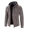 Pull à capuche épais en velours pour homme et femme, pull à manches longues, couleur unie, à la mode, pour l'intérieur et l'extérieur, pour couple, hiver