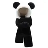 Bérets chapeau d'hiver casquettes Panda chapeaux mignons coiffure fête bricolage accessoires faits à la main influenceur même X4YC